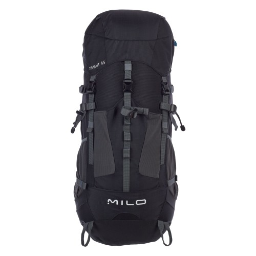 Pojemny plecak turystyczny Milo Timmit 45L Black