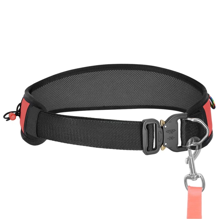 Zestaw Pas biegowy Lhotse RUN czerwony + smycz 8A-1.jpg